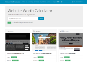 Website Worth Calculator