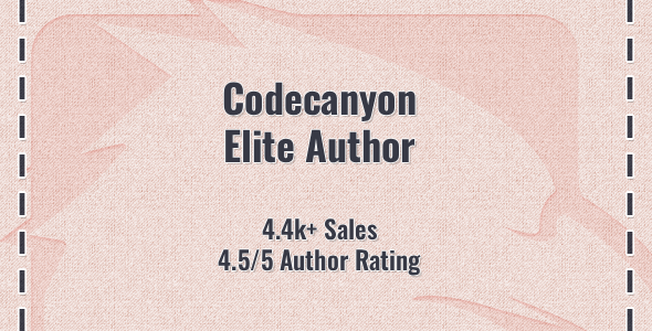 CodeCanyon Elite Author